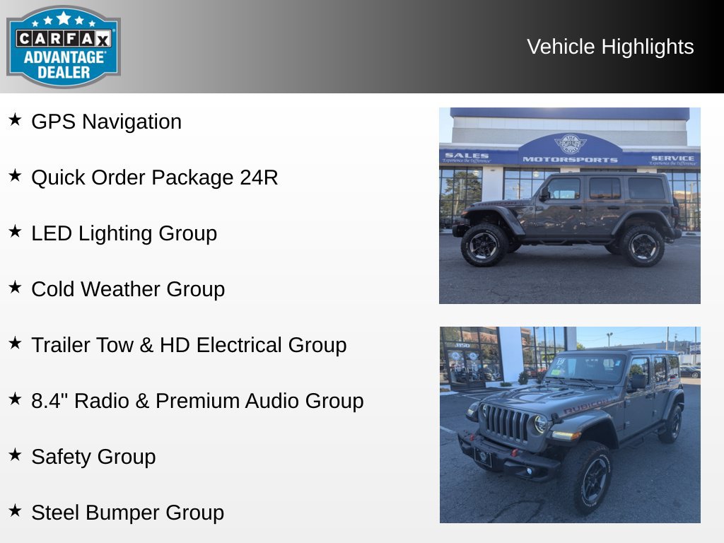 Used 2019 Jeep Wrangler Unlimited Rubicon AWD/4WD image 4