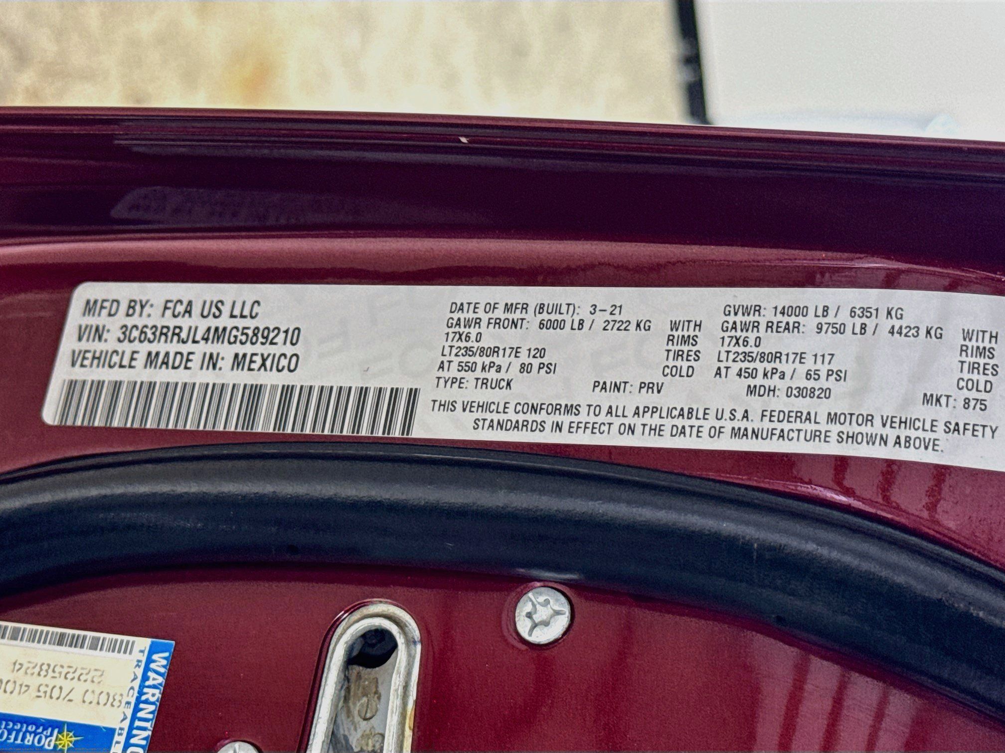 Used 2021 RAM 3500 Laramie AWD/4WD image 29