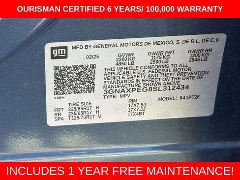 Used 2025 Chevrolet Equinox LT w/ Convenience Package II AWD/4WD image 25
