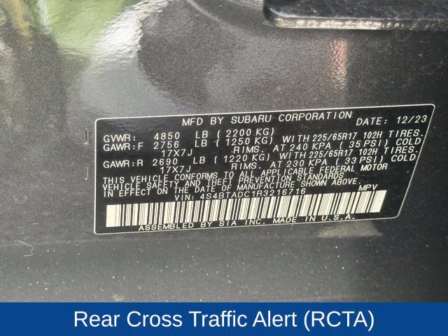 Certified 2024 Subaru Outback Premium AWD/4WD image 16