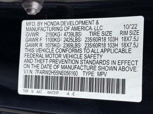 Certified 2022 Honda CR-V EX image 26