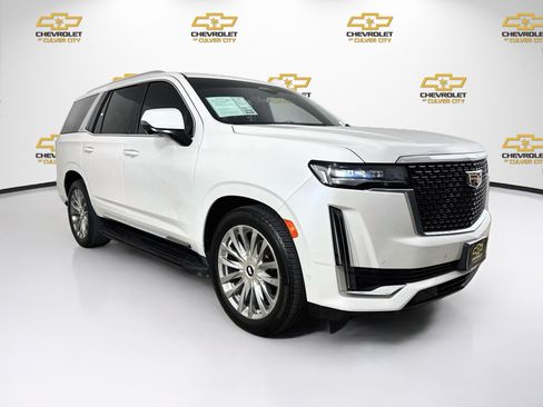 Used 2021 Cadillac Escalade Premium Luxury w/ Driver Assist Tech Package RWD image 1