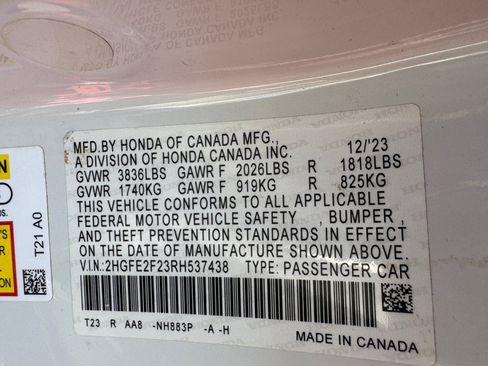Used 2024 Honda Civic LX image 21