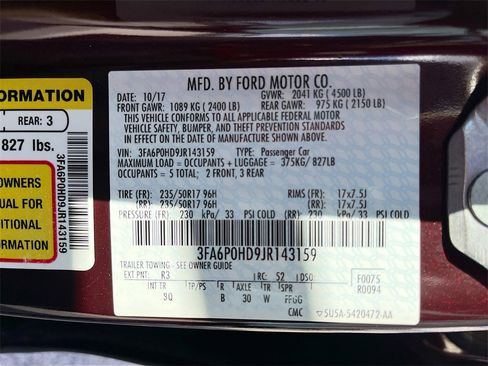 Used 2018 Ford Fusion SE w/ Fusion SE Technology Package image 31