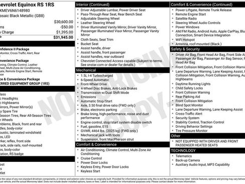 Used 2022 Chevrolet Equinox RS image 37