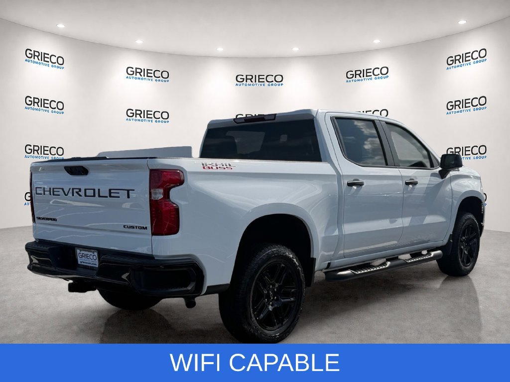 Certified 2024 Chevrolet Silverado 1500 Custom Trail Boss w/ Turbomax Blackout Package AWD/4WD image 7