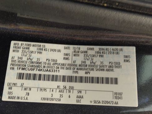 Used 2019 Ford Escape S image 33