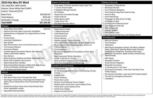 Certified 2024 Kia Niro Wind FWD image 15