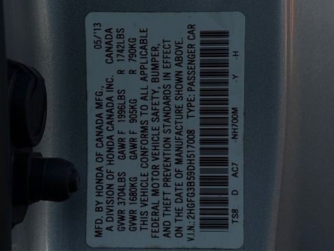 Used 2013 Honda Civic LX image 34