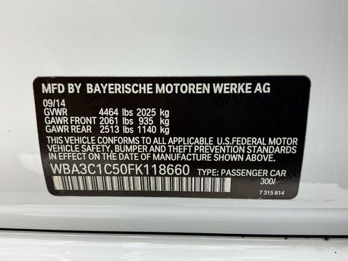 Used 2015 BMW 328i Sedan w/ M Sport RWD image 52