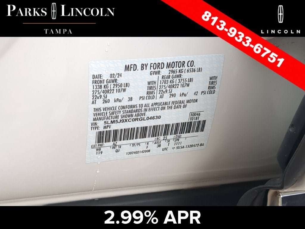 Certified 2024 Lincoln Aviator Black Label w/ Dynamic Handling Package AWD/4WD image 38
