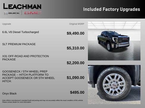 Used 2024 GMC Sierra 2500 SLT w/ SLT Premium Package AWD/4WD image 10