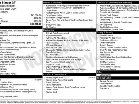 Used 2019 Kia Stinger GT image 7