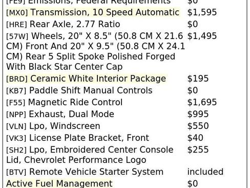 Used 2022 Chevrolet Camaro SS RWD image 4