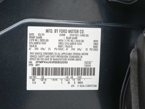 Certified 2024 Ford Edge SEL w/ Convenience Package AWD/4WD image 25