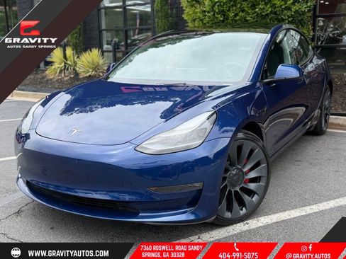 Used 2023 Tesla Model 3 Performance AWD/4WD image 1