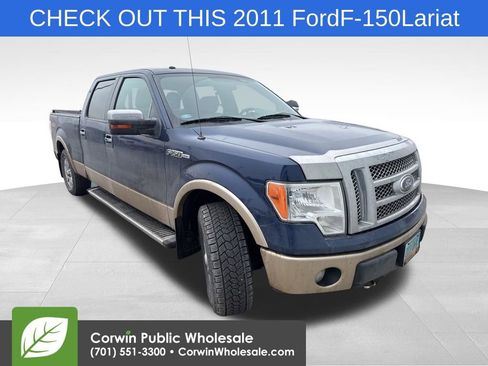 Used 2011 Ford F150 Lariat w/ Lariat Chrome Pkg image 1