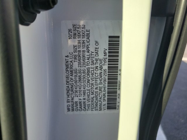 New 2027 Honda Odyssey EX-L image 40