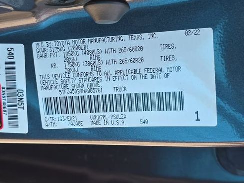 Used 2022 Toyota Tundra Limited RWD image 36