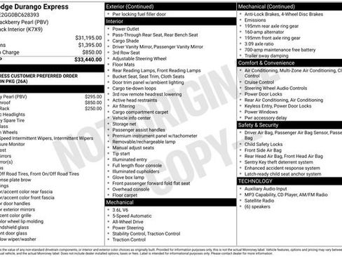 Used 2011 Dodge Durango Express AWD/4WD image 33
