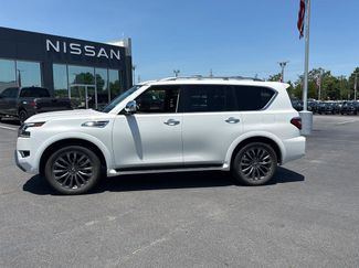 Used 2023 Nissan Armada Platinum w/ Captain's Chairs Package RWD video 2
