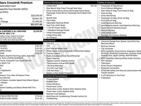 Certified 2024 Subaru Crosstrek 2.0i Premium AWD/4WD image 15