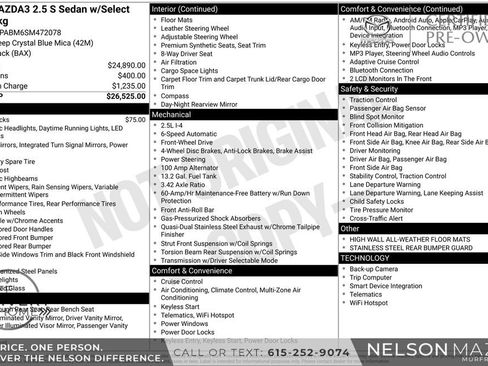 Certified 2025 MAZDA MAZDA3 s image 2