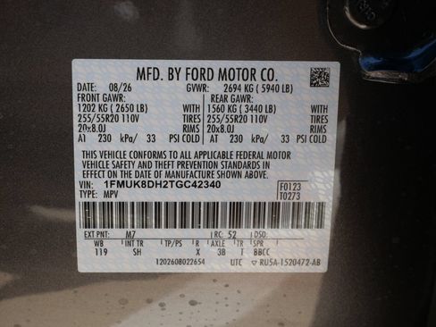 New 2026 Ford Explorer Active w/ Active Comfort Package AWD/4WD image 33