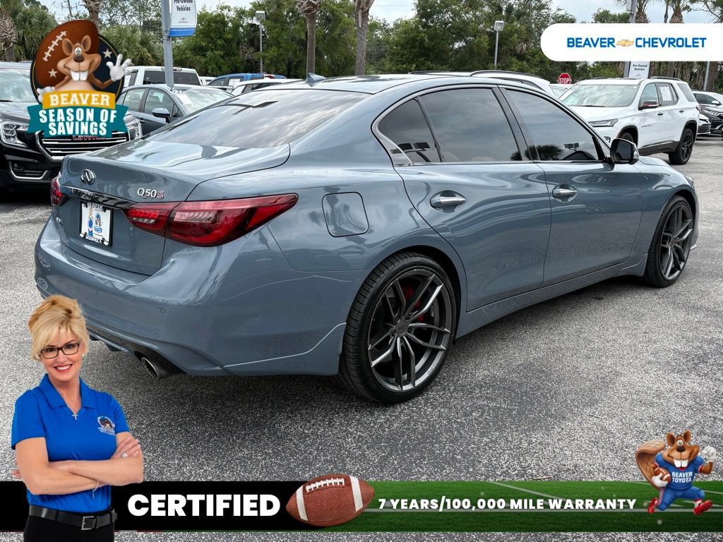Used 2023 INFINITI Q50 Red Sport 400 AWD/4WD image 7