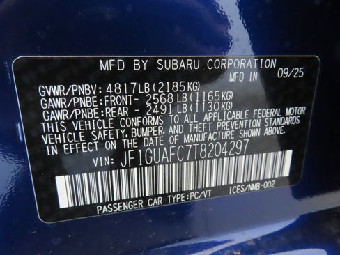 New 2026 Subaru Impreza 2.0i Sport image 28