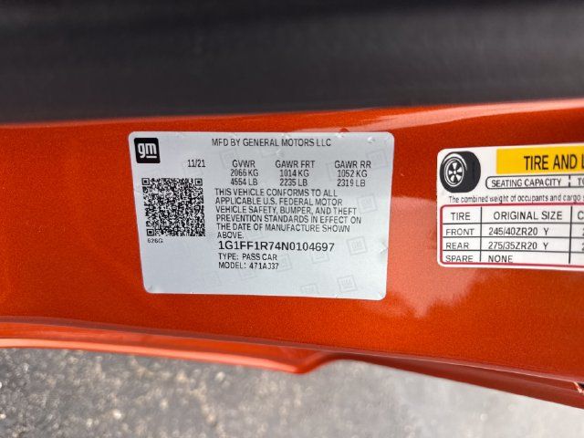 Used 2022 Chevrolet Camaro SS RWD image 46
