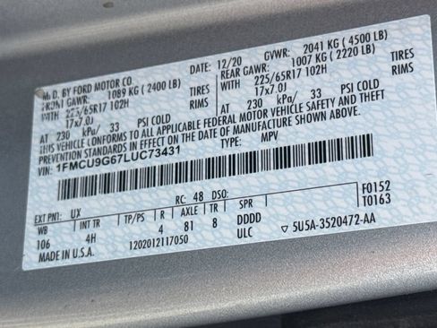 Used 2020 Ford Escape SE AWD/4WD image 28