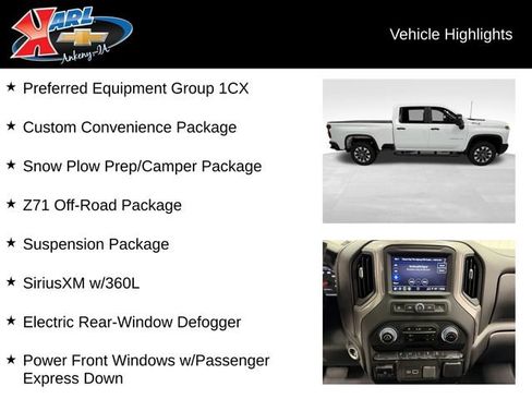 Certified 2024 Chevrolet Silverado 2500 Custom w/ Custom Convenience Package AWD/4WD image 2