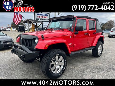 Used 2015 Jeep Wrangler Unlimited Sahara w/ Max Tow Package image 1