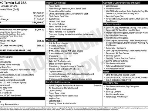 Certified 2023 GMC Terrain SLE w/ Driver Convenience Package FWD image 39