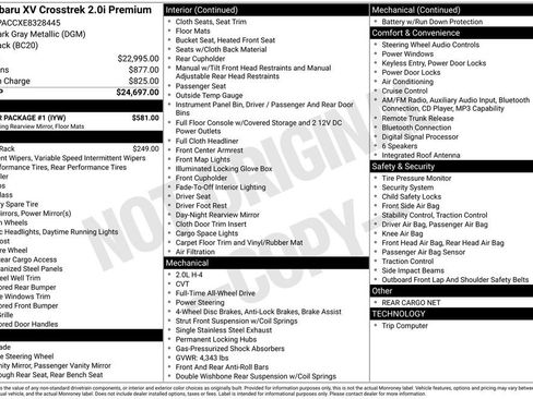 Used 2014 Subaru Crosstrek 2.0i Premium w/ Popular Package #1 image 6