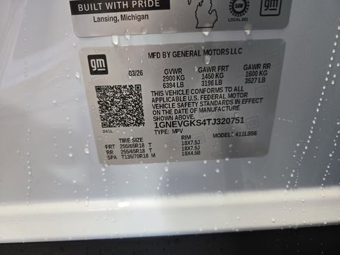 New 2026 Chevrolet Traverse LT w/ Driver Confidence Package image 34