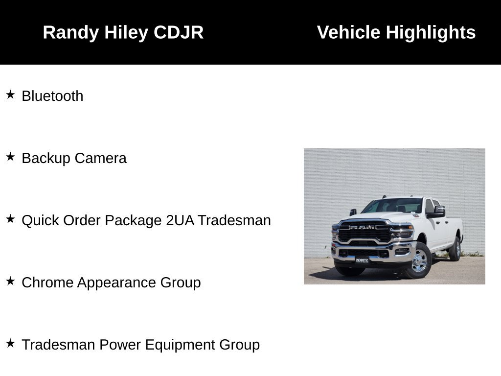 New 2026 RAM 2500 Tradesman w/ Chrome Appearance Group AWD/4WD image 5
