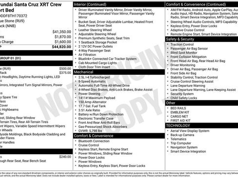 New 2026 Hyundai Santa Cruz XRT AWD/4WD image 4