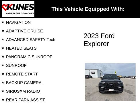 Used 2023 Ford Explorer ST-Line w/ Class IV Trailer Tow Package AWD/4WD image 3
