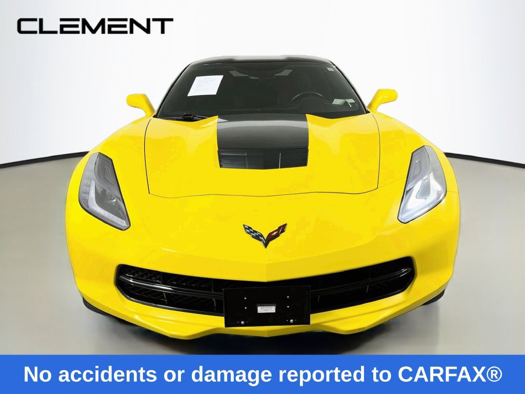 Used 2016 Chevrolet Corvette Stingray Coupe w/ Carbon Flash Badge Package RWD image 2
