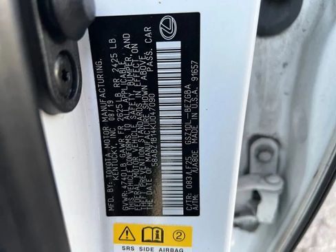 Used 2019 Lexus ES 350 F Sport w/ Accessory Package 2 FWD image 28