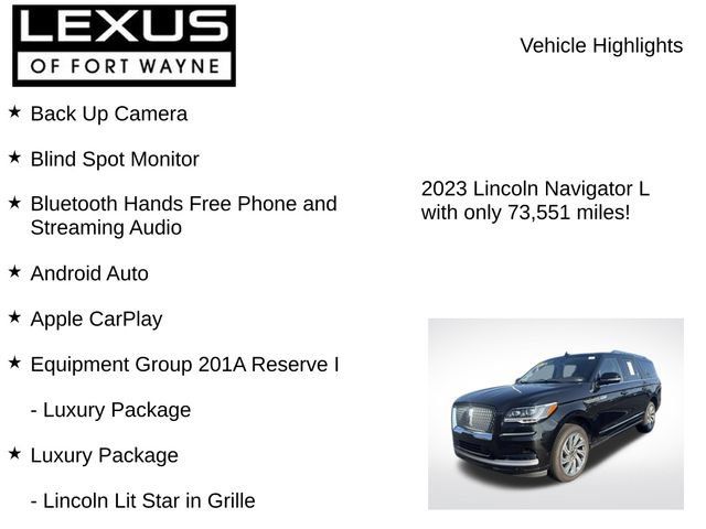 Used 2023 Lincoln Navigator L Reserve AWD/4WD image 7