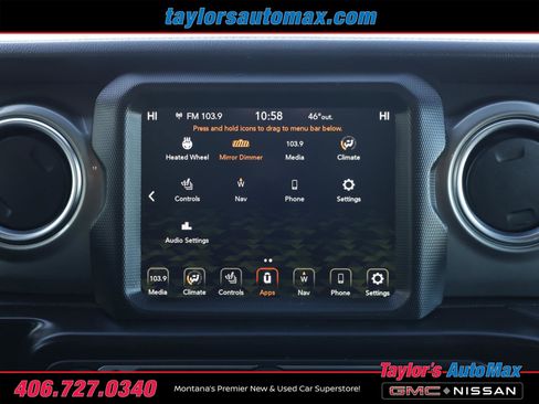 Used 2021 Jeep Wrangler Unlimited Sahara w/ Uconnect 4C Nav & Sound Group image 11