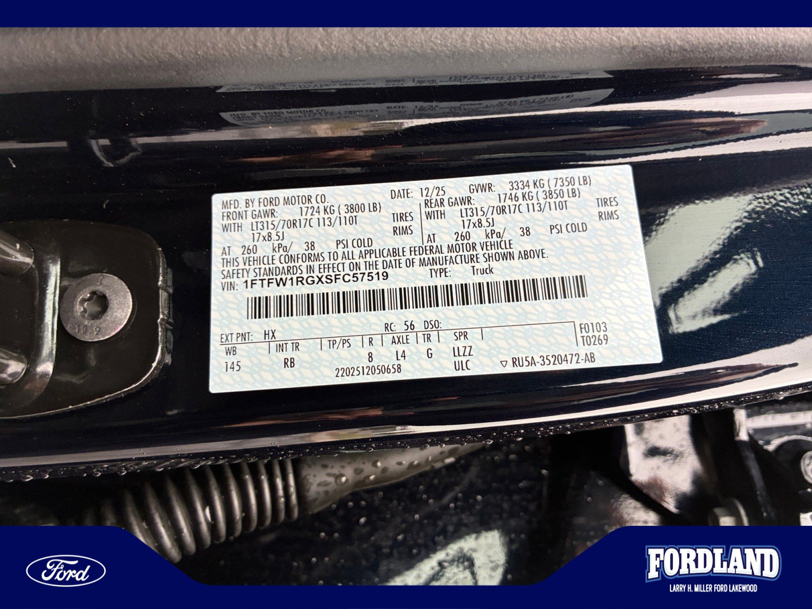Used 2025 Ford F150 Raptor AWD/4WD image 25