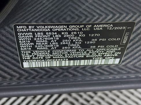 Used 2024 Volkswagen Atlas Cross Sport SE FWD image 12
