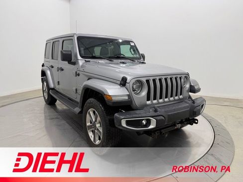 Used 2020 Jeep Wrangler Unlimited Sahara AWD/4WD image 1