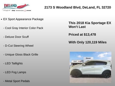 Used 2018 Kia Sportage EX w/ EX Sport Appearance Package FWD image 2