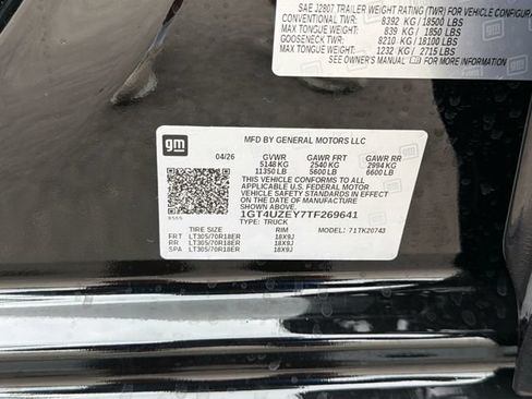 New 2026 GMC Sierra 2500 AT4X AWD/4WD image 25