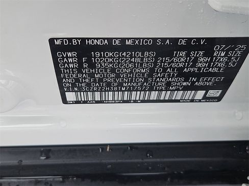 Certified 2026 Honda HR-V LX image 28